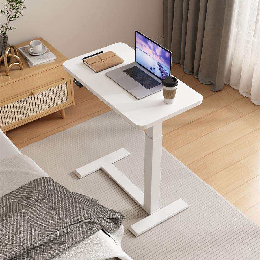 可移动站立式电脑升降桌卧室床边神器沙发小桌子懒人电动床边桌