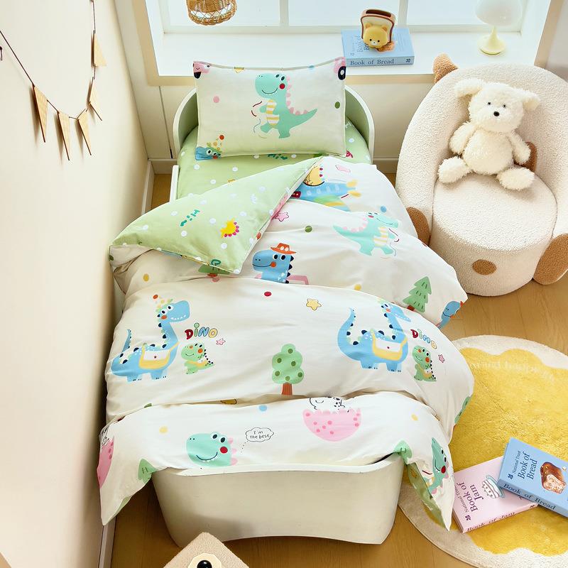 儿童幼儿园被子三件套准备入园用品纯棉六件套午睡被褥床品宝宝秋
