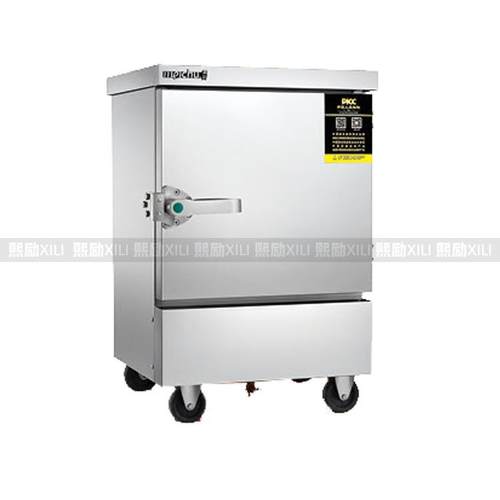 美厨蒸饭车4盘电热蒸饭柜 MCKZ-H4 单门蒸饭箱蒸炉 食堂蒸炉