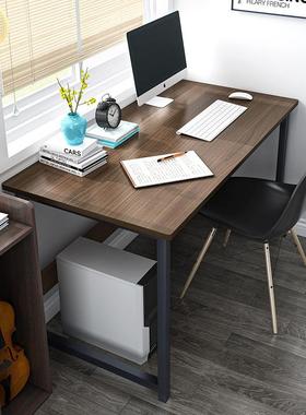 简易电脑桌家用电脑桌台式电脑桌子架钢木桌学生书桌学习桌办公室