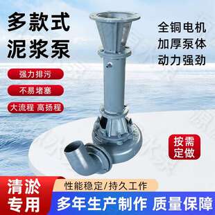 源源厂家4寸液下泥沙泵立式 NYL抽沙泵 泥浆泵河道清淤泵NSL