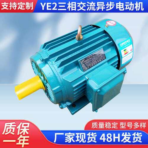 厂家现货供应YE2 100L1-4 2.2KW 全铜 三相交流异步电动机 马达