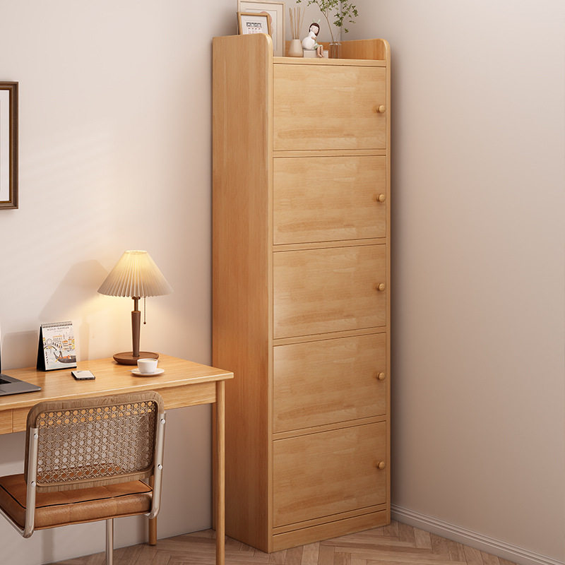 全实木书柜储物柜家用客厅靠墙一体柜多层置物柜窄柜简易落地书架,住宅家具,斗柜,淘宝优惠券,粉丝福利购,淘宝优惠卷