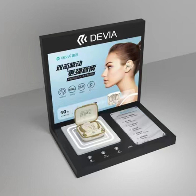 亚克力蓝牙耳机展示架数码产品OWS不入耳骨传导LED架发光展示架,商业/办公家具,化妆品展柜,淘宝优惠券,粉丝福利购,淘宝优惠卷