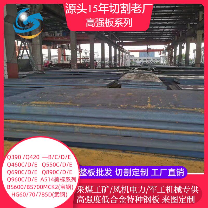 可接急单WSD690E高强板S500M水电高强钢板切割下料可定期货