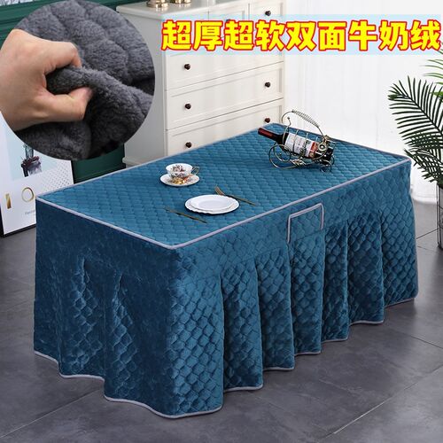 加厚烤火罩新款长方形茶几桌罩电暖炉桌罩套电烤炉电炉罩烤火桌罩
