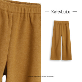 松紧腰休闲裤 个性 KL1220X093 极简主义 KaityLuLu