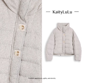 百搭小立领外套KL1220L019 个性 KaityLuLu 复古胶片