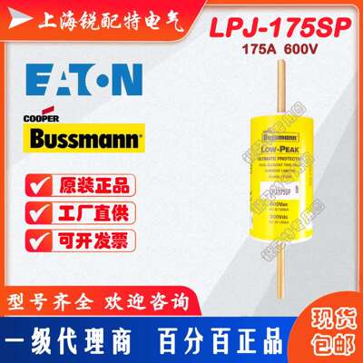 LPJ-175SP 延时保险丝 600V 175A 巴斯曼BUSSMANN熔断器