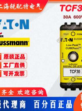 TCF30 保险丝 600V 30A 巴斯曼BUSSMANN熔断器