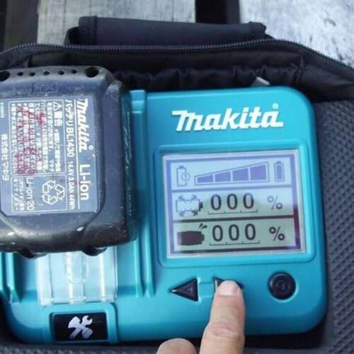 牧田 牧田充电器12V-18v锂电电池用配件零件电池检测器电钻 BTC04