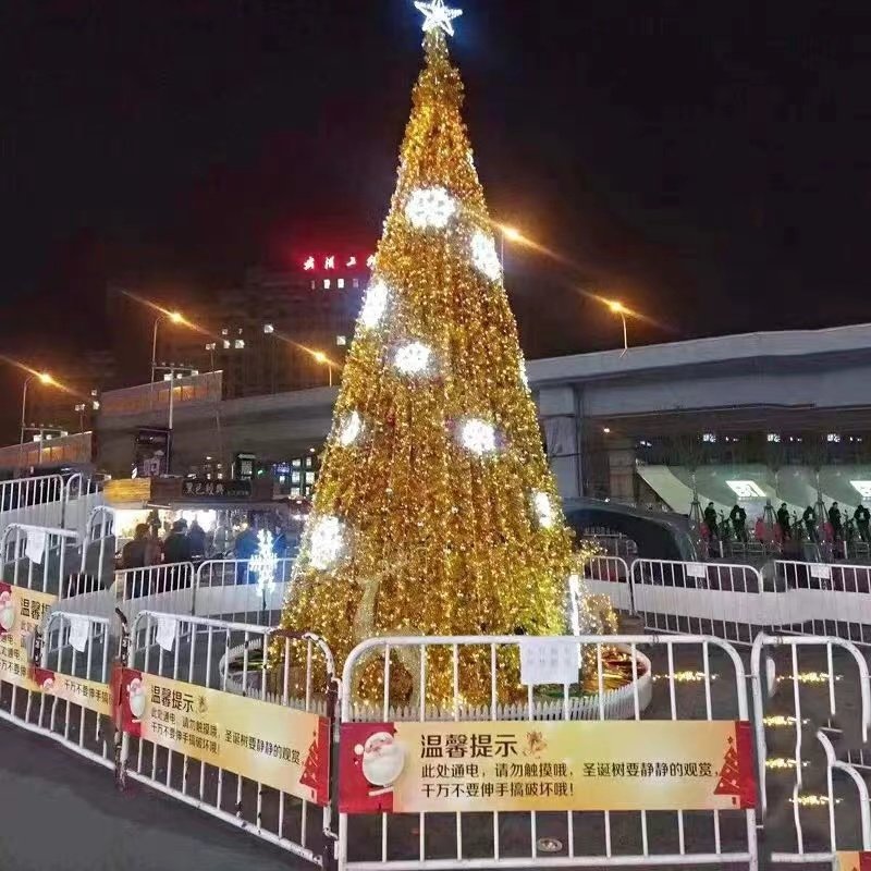 大型户外LED发光圣诞树 装饰摆件灯光造型灯商场场景布置美陈装饰