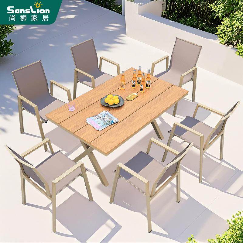 北欧户外桌椅塑木防腐木露天别墅阳台桌椅组合庭院室外休闲桌椅,鲜花速递/花卉仿真/绿植园艺,割草机/草坪机,淘宝优惠券,粉丝福利购,淘宝优惠卷