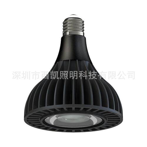 调光 LED Par38 COB 40W射灯 E27 G12 85-265V 110V 230V黑色白色