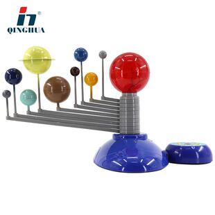 青华stem儿童科学3D立体太阳系语音模型八大行星运行仪银河系宇宙