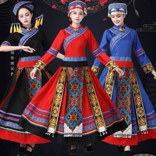 2026新款新广西壮族演出服苗族布依族56个少数民族服装彝族