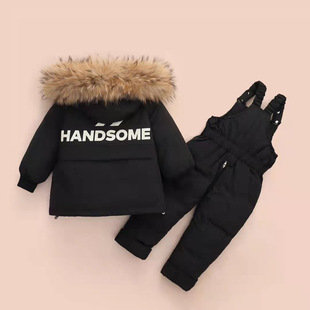 2025新款儿童羽绒服套装中长款冬季一岁男宝宝婴幼儿冬装女童
