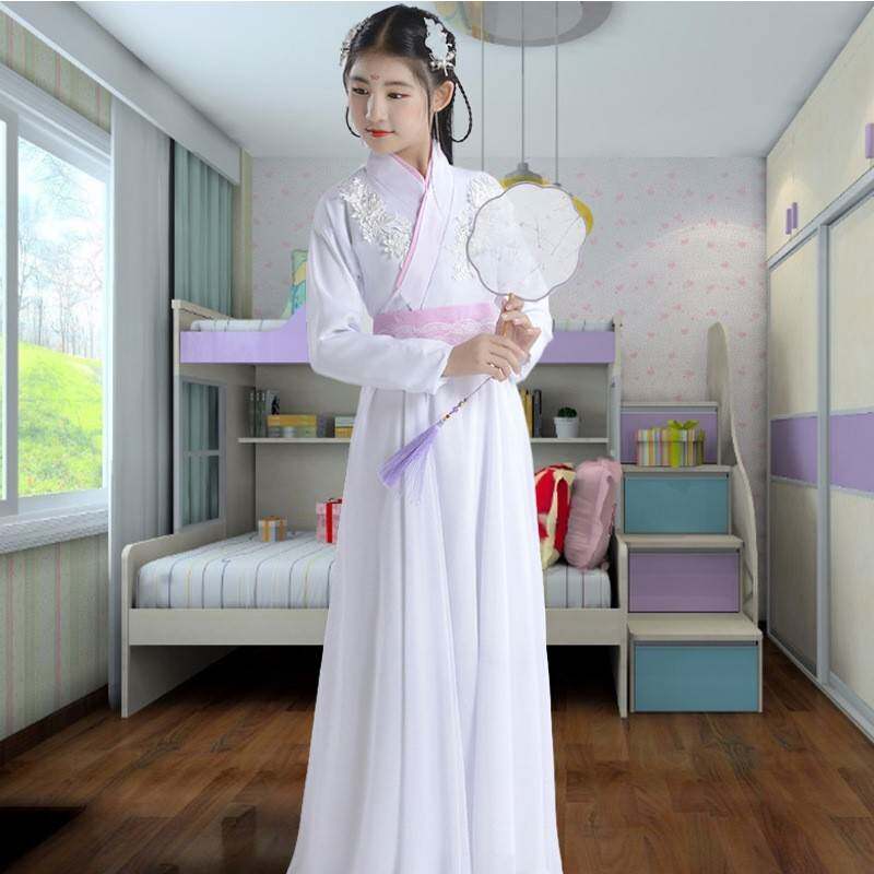 2026新款汉服女童12-15岁儿童汉服女童古装超仙中国风仙女飘
