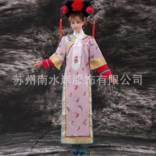 2026新款清朝妃子还珠格格服装满族旗服后宫妃子甄嬛传八旗女