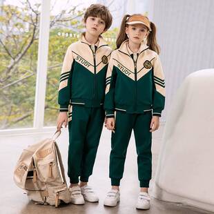 2026新款小学生校服春秋款运动套装儿童班服两件套运动风春季幼儿