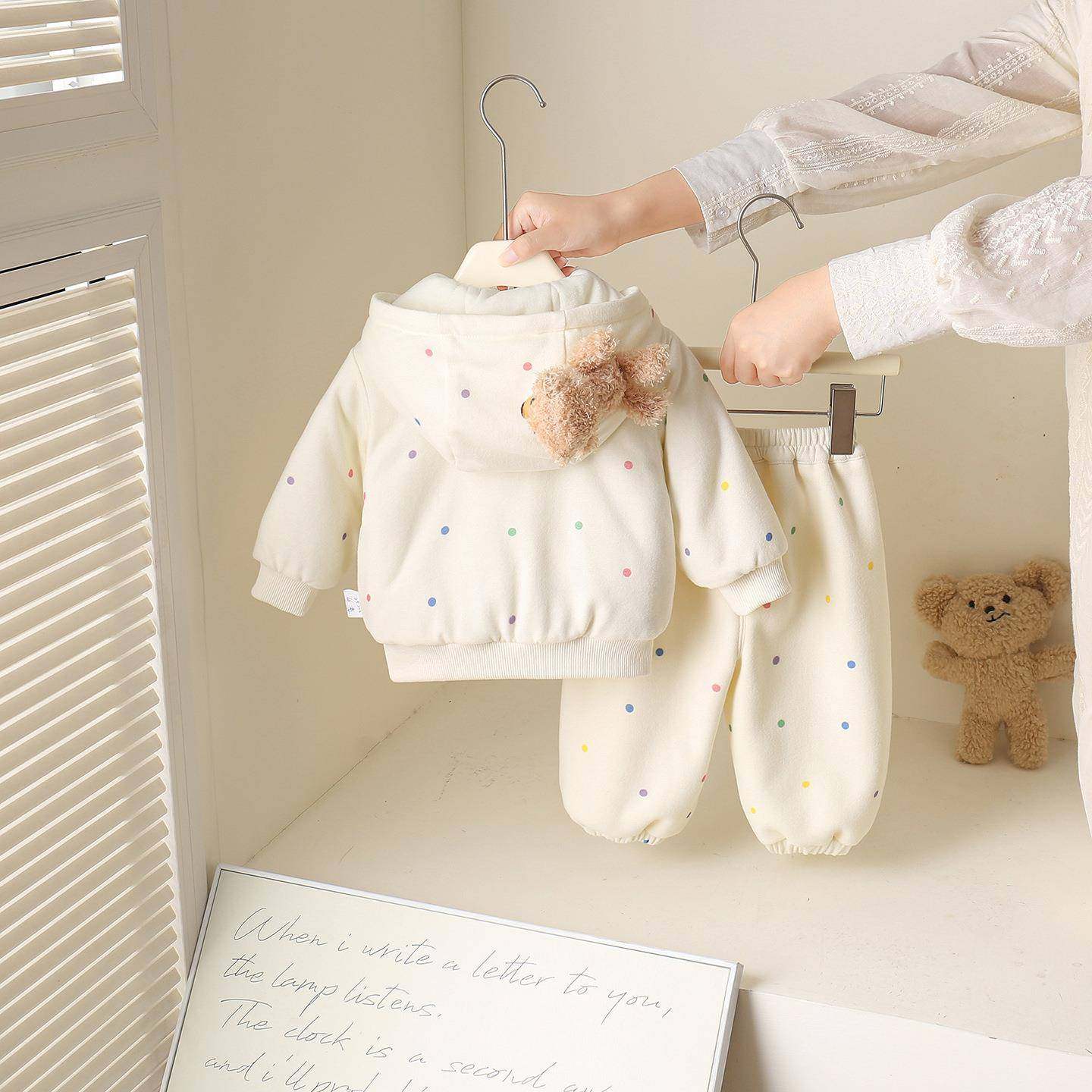 2026新款女童卫衣套装冬装洋气女宝宝冬季加绒夹棉两件套婴儿,童装/婴儿装/亲子装,儿童运动套装,淘宝优惠券,粉丝福利购,淘宝优惠卷