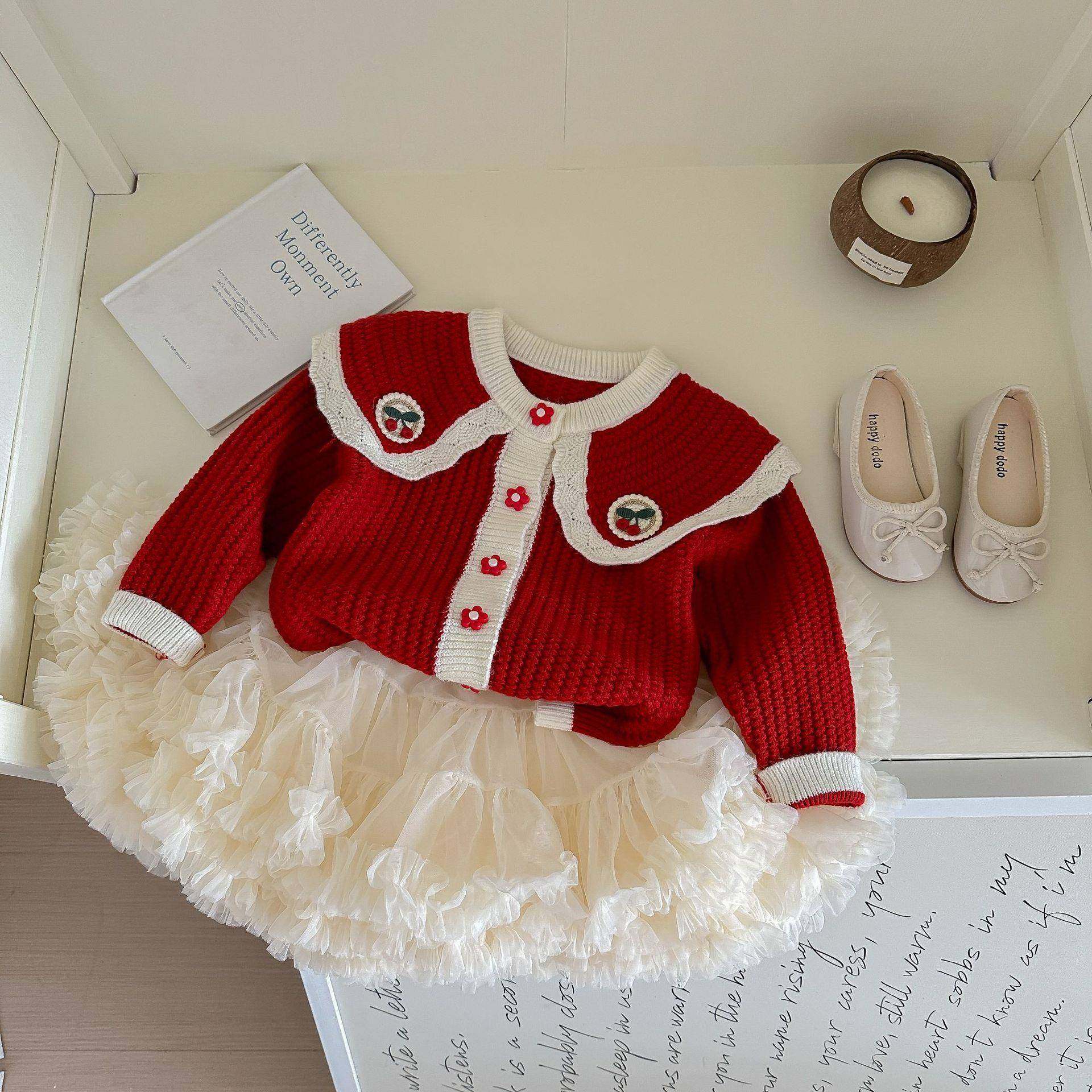 2026新款女童毛衣套装春秋洋气宝宝针织开衫时髦儿童甜美两件,童装/婴儿装/亲子装,儿童运动套装,淘宝优惠券,粉丝福利购,淘宝优惠卷