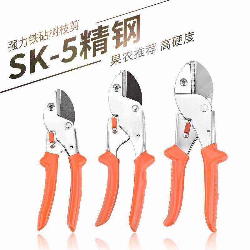 园林园艺强力修枝剪刀果树粗枝省力家用花枝条剪子大力剪SK5钢