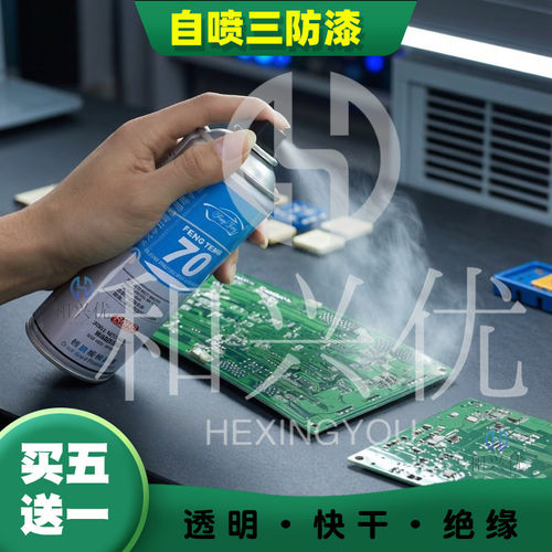 70自喷三防漆PCB电路线