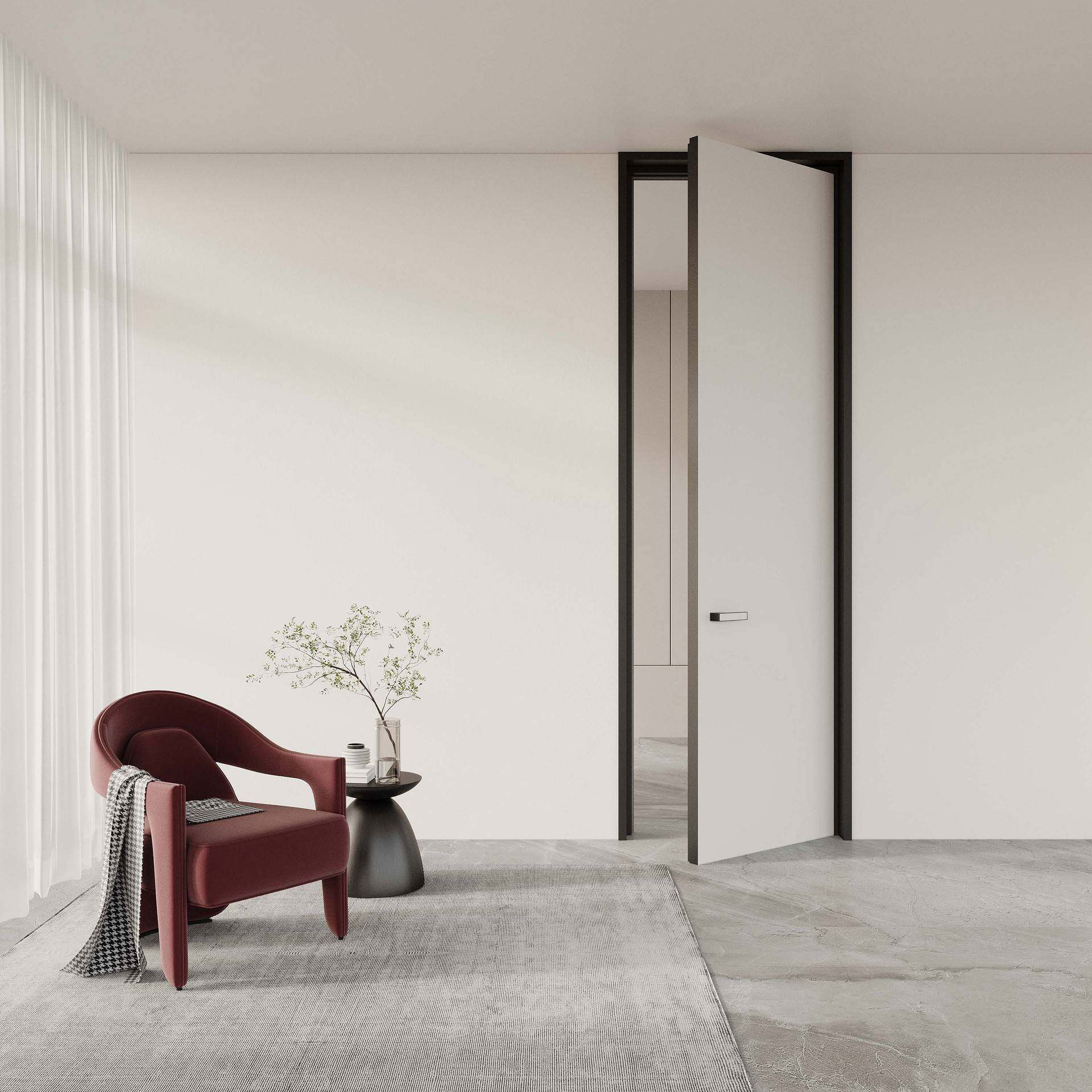 房门铝蜂窝铝木门免漆生态门无框门卧室平开门家用隔音门隐藏门