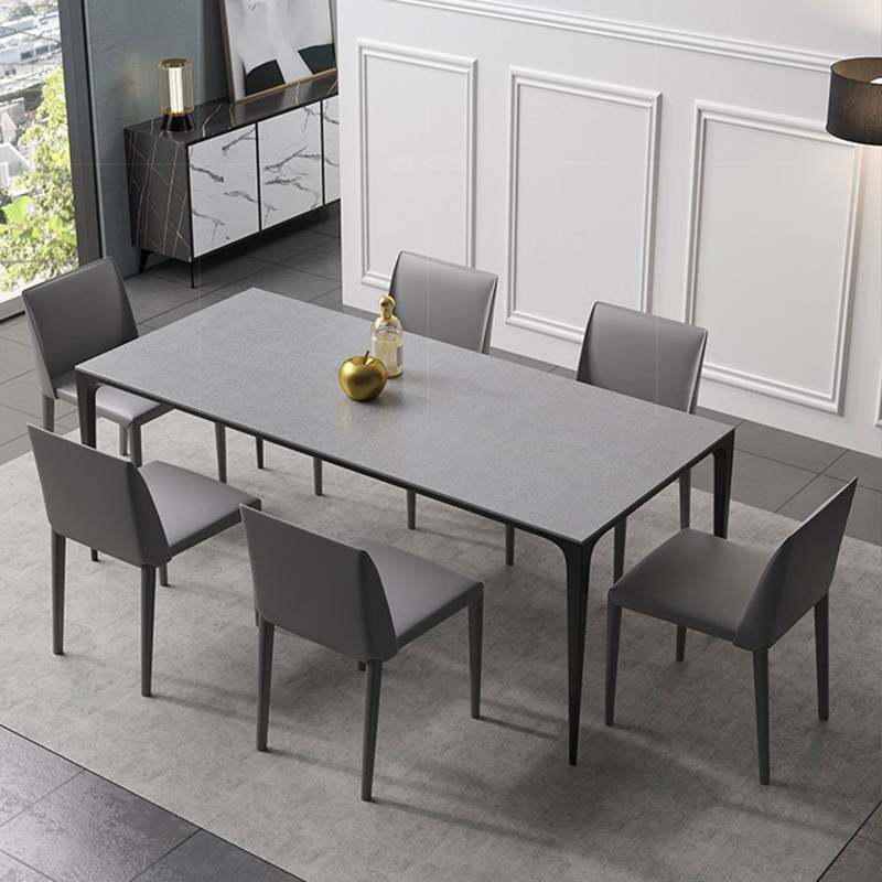 意式岩板餐桌长方形简约现代小户型家用饭桌北欧餐桌椅茶几组合,住宅家具,岩板餐桌,淘宝优惠券,粉丝福利购,淘宝优惠卷