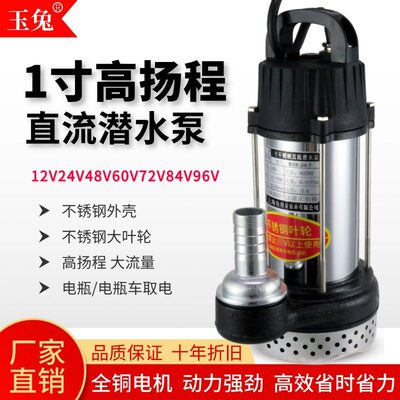 玉兔直流电瓶车潜水泵12V