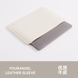 高品质真皮牛皮适用13寸M4M5 MacBookPro内胆包13Air保护套14苹果笔记本电脑包华为MatebookXPro联想Thinkpad