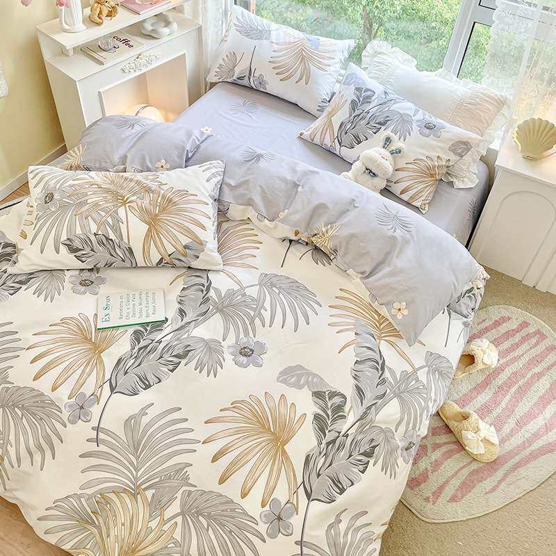 被套单件纯棉全棉单双人秋冬1米5宿舍150x200x230加厚磨毛180被罩