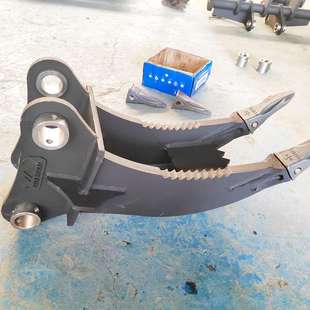 挖机挖拔器树根清理机根须剪切器挖掘机劈树根锰钢材质树墩刨树机
