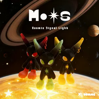 X2HOMME 原创正版moos毛绒玩偶红绿灯二次元挂件娃娃情侣节日礼物