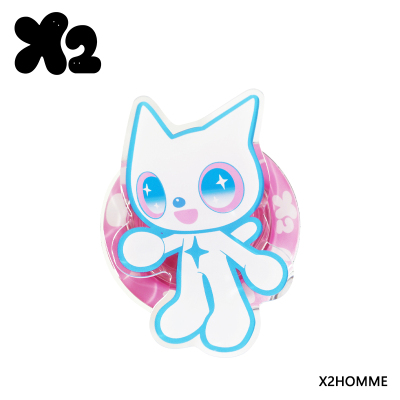 X2HOMME 原创Meow喵毛绒玩偶周边玩具可爱卡通手机支架磁吸带磁圈