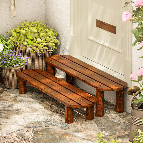 实木垫高底座踩脚防滑二步梯凳加宽搁脚矮凳步梯通用活动脚踏台阶