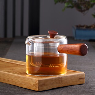 9QXC玻璃煮茶壶纯手工侧把壶过滤泡茶壶电陶炉煮茶壶家用茶具