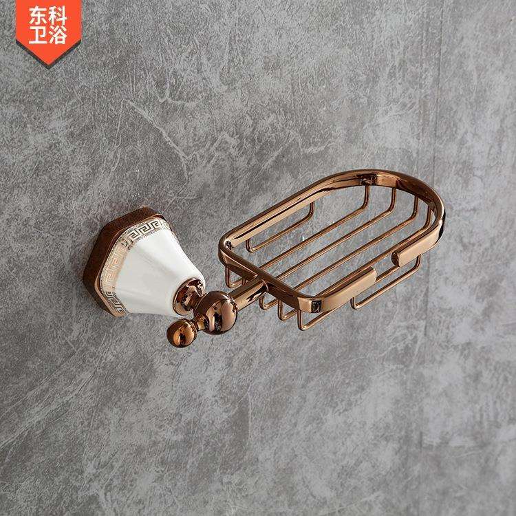 肥皂网 卫生间浴室香皂肥皂架 仿古拉丝香皂肥皂碟复古铜皂网