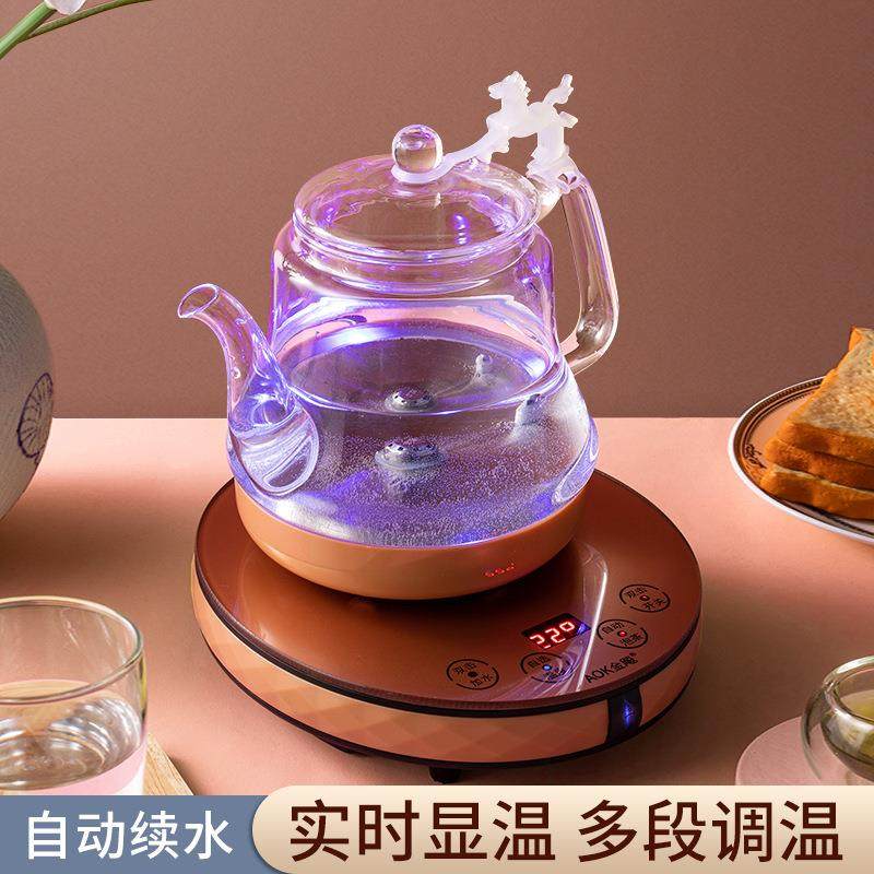 智能一体保温加热电热水壶 触摸式自动上水电茶壶加热烧水壶