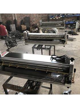 可调速台式胶水机 720mm果冻胶加热上胶机 瓦楞纸板单面涂胶机