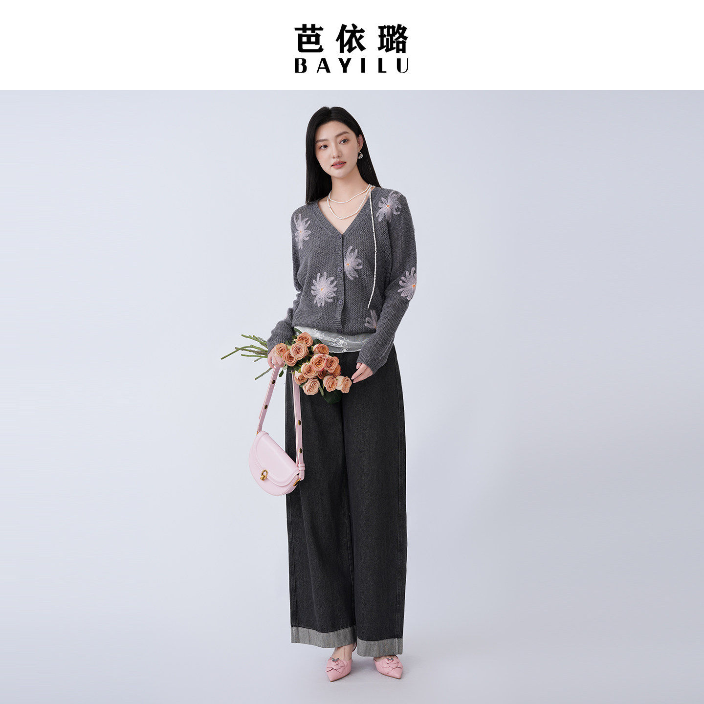 芭依璐休闲外套女装2025冬季新款毛衣设计感开衫针织衫百搭上衣,女装/女士精品,毛衣,淘宝优惠券,粉丝福利购,淘宝优惠卷