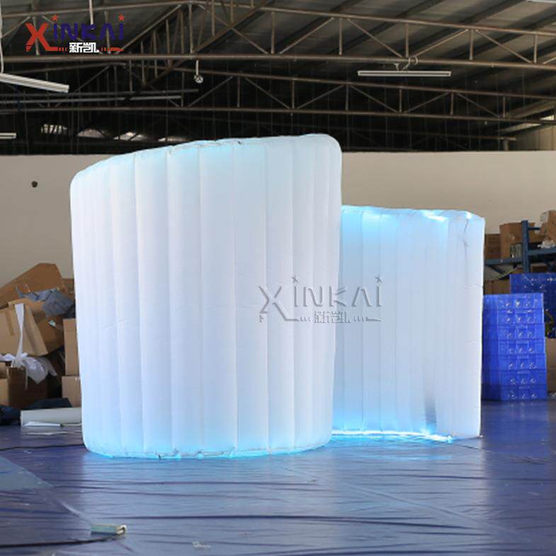 充气LED广告墙灯光充气墙气模充气照片墙便携式弧形创意广告墙