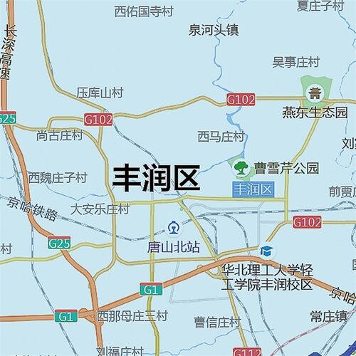 2021新款唐山市地图贴图办公室挂图高清防水墙壁贴超大装饰画定制