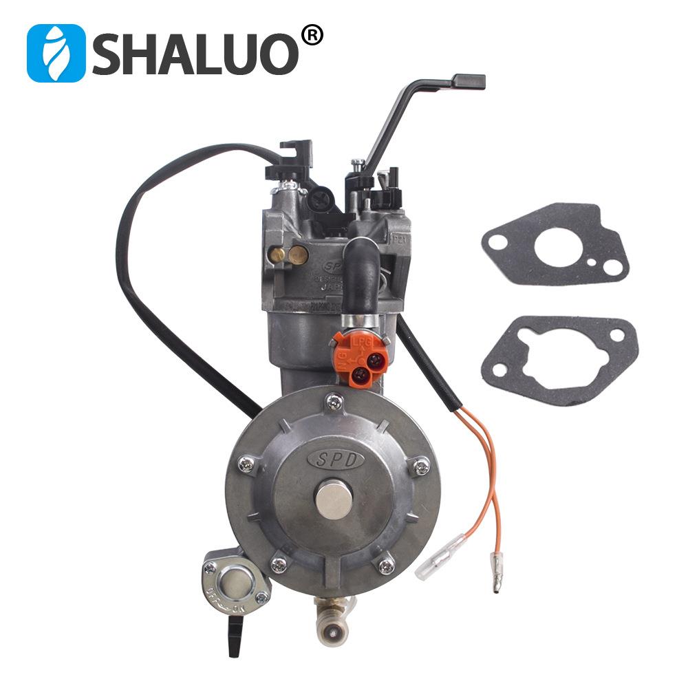 9HP 177F GX270 LPG发电机双燃料化油器LPG手动节气门3KW P21-LPG