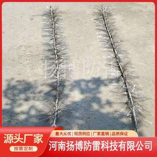 电力风电场雷电放散装置LMD-L2000线状导体多短针防雷放散装置