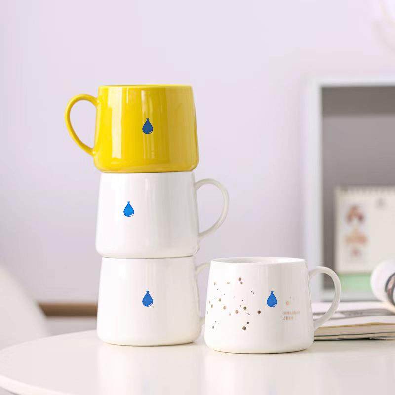 日式可爱小蓝瓶咖啡杯马克杯大容量350ML办公杯个人杯,鲜花速递/花卉仿真/绿植园艺,割草机/草坪机,淘宝优惠券,粉丝福利购,淘宝优惠卷