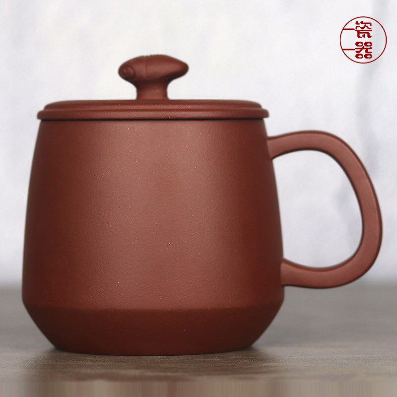 宜兴手工紫砂杯中式男士高档女士款泡茶杯办公室家用水杯陶瓷杯子