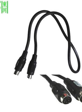 屏蔽迷你DIN线公转公S端子线音箱信号S-Video线视频DIN8PIN cable