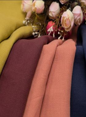 言诚布行-春夏现货亚麻棉天丝麻布 93071#斜纹亚麻棉天丝服装面料